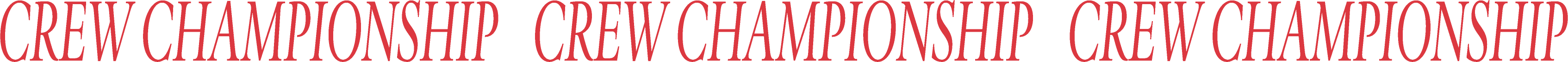 CREW CHAMPIONSHIP